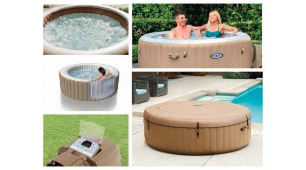 Masszázsmedence, 6 személyes Mobil Jacuzzi PureSpa Bubble by INTEX 28428