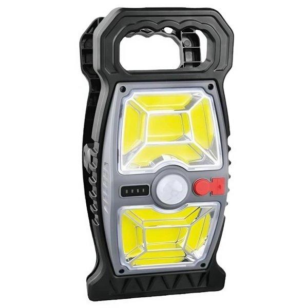 Solar LED mozgásérzékelős lámpa – YX-667C,
napelemes és USB Type-C töltéssel, IP65 (BBD)