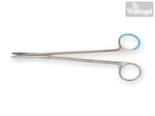 Steril Metzenbaum olló - hajlított - 16cm