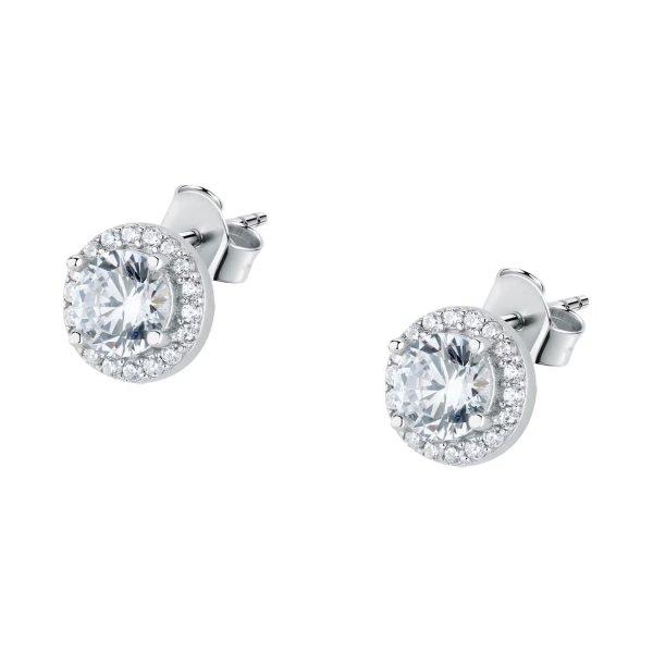 La Petite Story Elegáns ezüst fülbevaló cirkónium
kövekkel Silver LPS01AWV02
