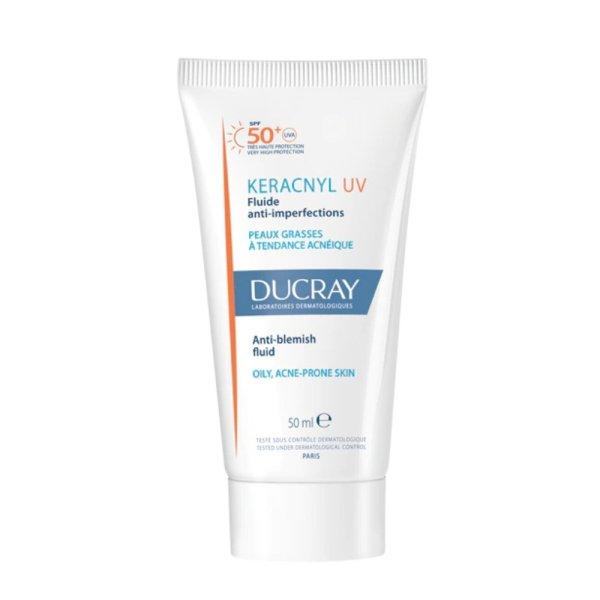 Ducray Védőfluid problémás bőrre SPF 50+ Keracnyl UV
(Anti-Blemish Fluid) 50 ml