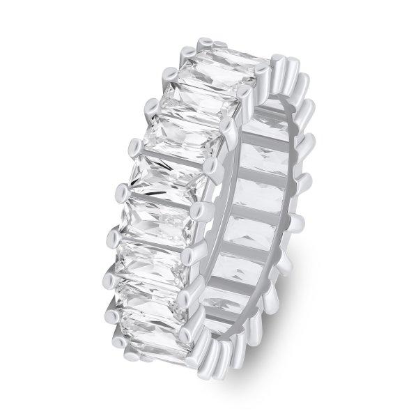 Brilio Silver Csillogó ezüst gyűrű átlátszó
cirkónium kövekkel RI087W 56 mm
