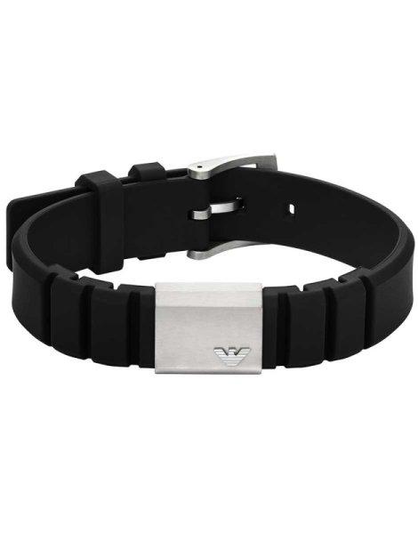 Emporio Armani Modern fekete férfi karkötő EGS3079040