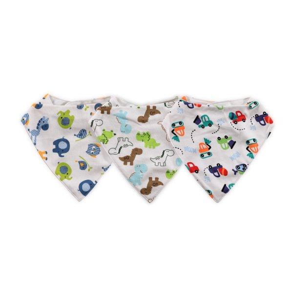 Baby Care nyálkendő szett 3 db-os - fiús