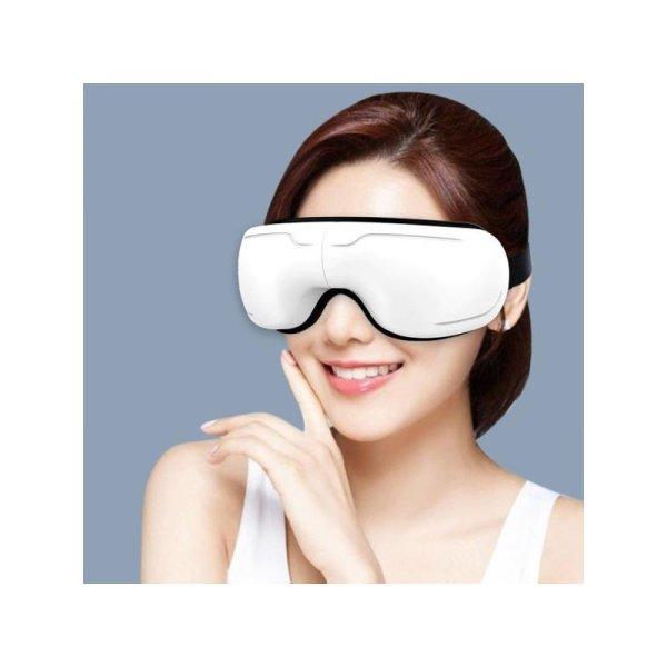Eye Care hordozható, intelligens, bluetooth szem masszírozó, melegítő
funkcióval, zene lejátszással, fehér