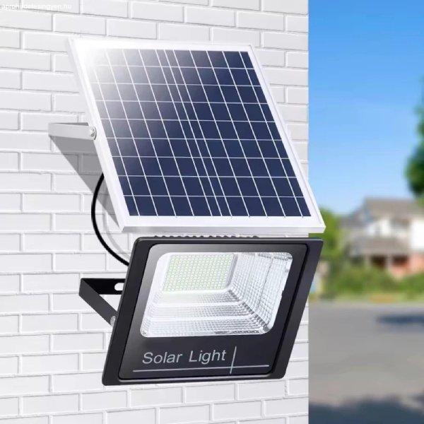 Nagy teljesítményű, akkus, falra szerelhető LED reflektor, munkalámpa,
különálló napelemmel, 200W