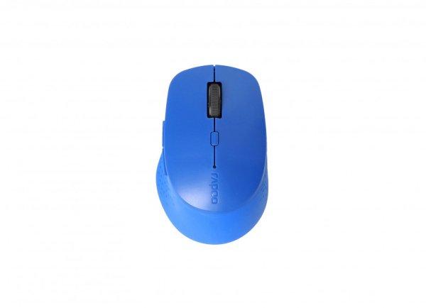Rapoo multimode M300 bluetooth 2,4GHz optikai egér, kék (184342)