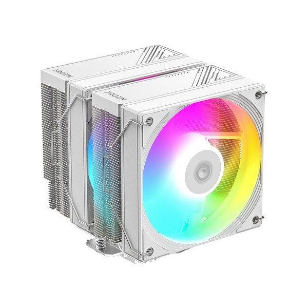 ID-Cooling CPU Cooler - FROZN A620 PRO SE ARGB WH (27,2dB; max 98,54 m3/h; 4Pin
csatlakozó, 6 db heatpipe, 2x12cm, PWM)