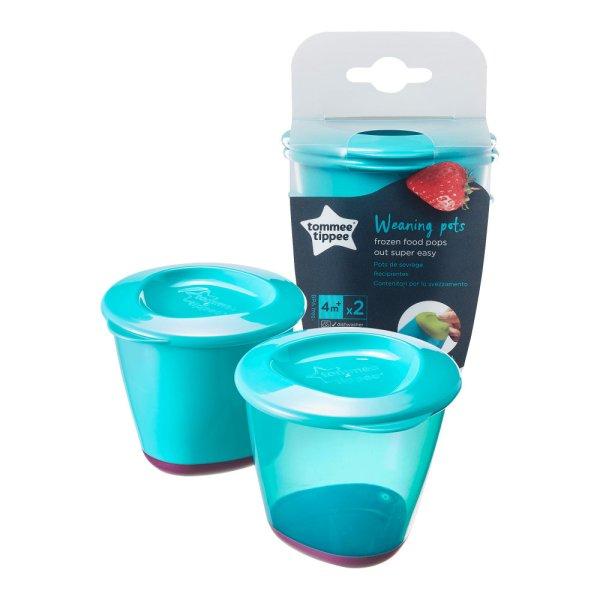 Tommee Tippee Ételtároló edényke tetővel 2 db M