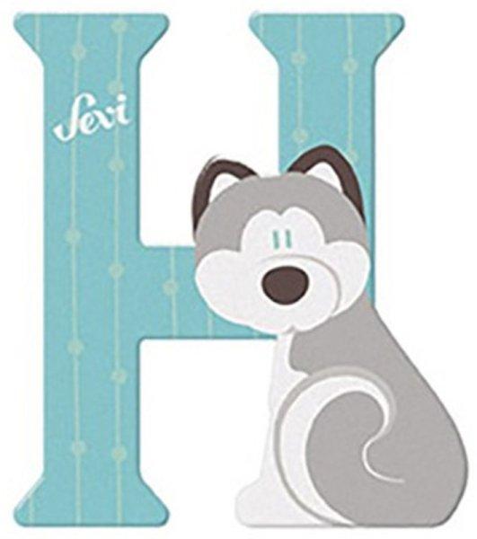 Sevi fa betűk - H - Husky kék