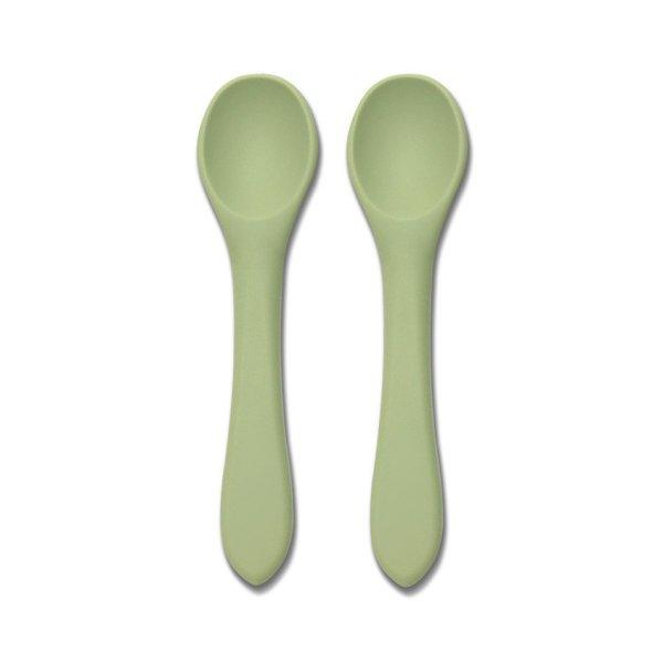 Lorelli Szilikon kanalak, 2 db - fresh green