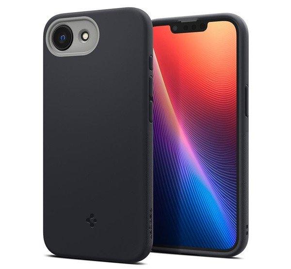SPIGEN NANO POP szilikon telefonvédő (kameravédő, MagSafe) FEKETE Apple
iPhone 16e