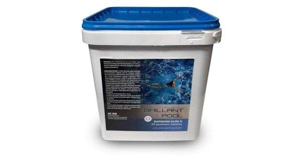 Rapidmini klórtabletta 5 kg BRILLANT POOL
