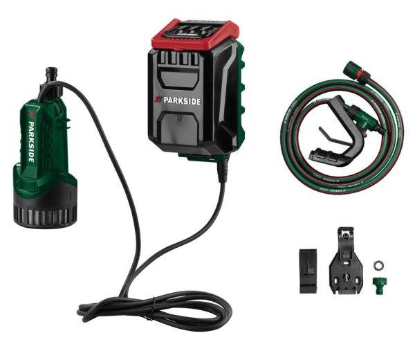  Parkside PRPA 20-Li B3 GardenPump SOLO X20V 20V akkus, akkumulátoros
esővízszivattyú, kerti szivattyú, szennyvízszivattyú 2000 liter/óra