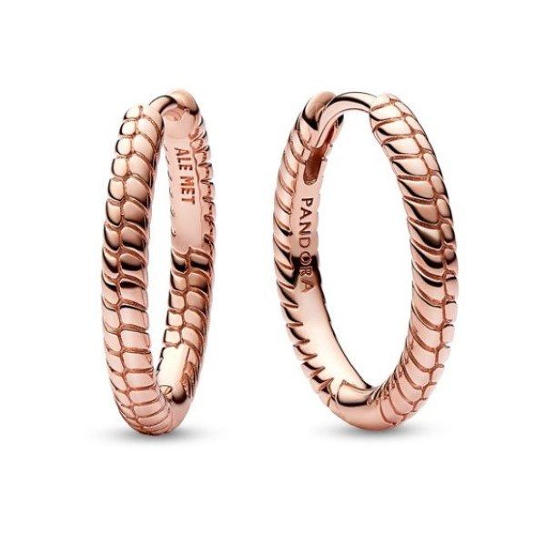 Pandora Karika bronz fülbevaló medálokkal 282728C00