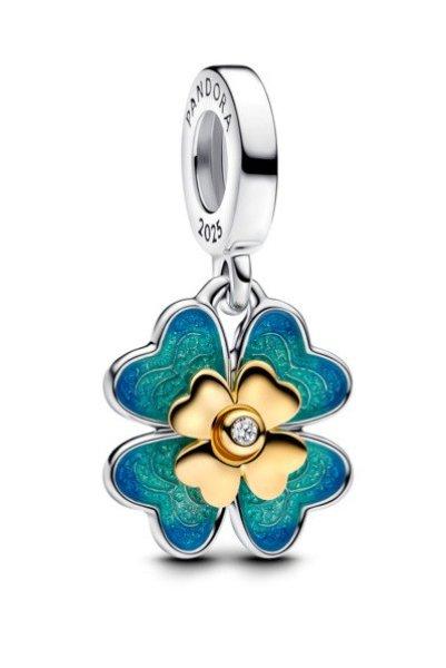 Pandora Bicolor medál Forgatható négylevelű lóhere
gyémánttal Shine Moments 763624C01