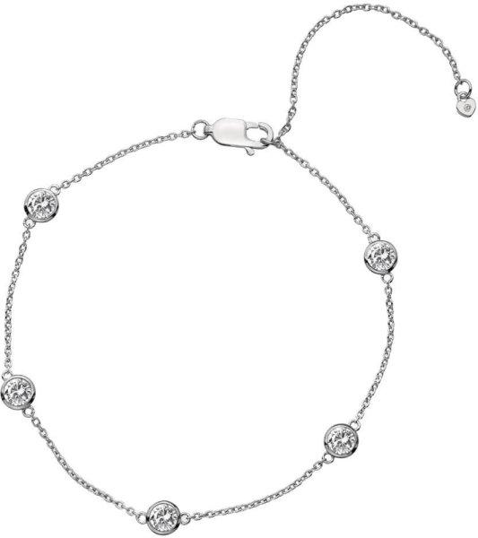 Hot Diamonds Ezüst karkötő topázzal és valódi
gyémánttal Willow DL580