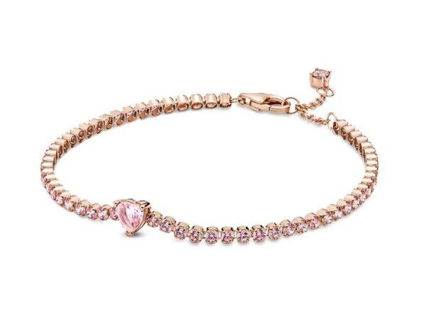 Pandora Romantikus bronz karkötő Timeless Rose 580041C01 20 cm