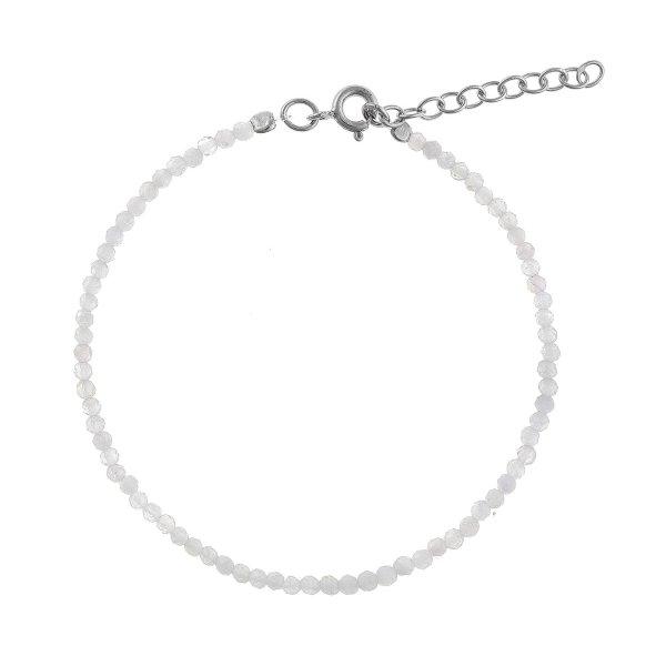 AGAIN Jewelry Gyöngy karkötő holdkővel AJKNR004