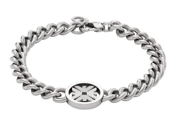 Emporio Armani Stílusos férfi acél karkötő EGS3041040