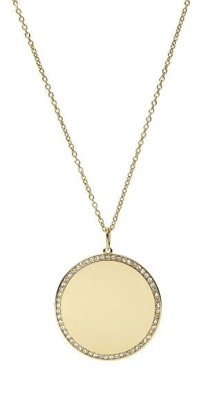 Fossil Jellegzetes aranyozott nyaklánc nőknek Drew JF03888710
