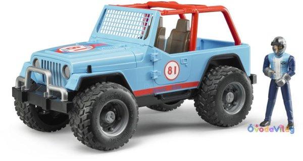 Bruder Jeep Cross terepjáró (kék) sofőrrel (02541)