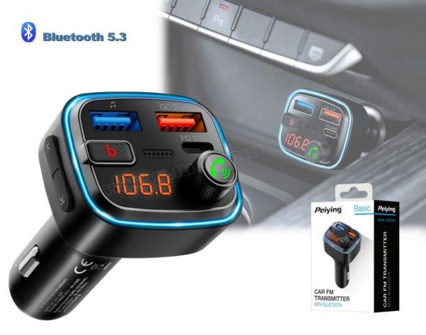 Autós FM Transzmitter Bluetooth kihangosító MRZ0487