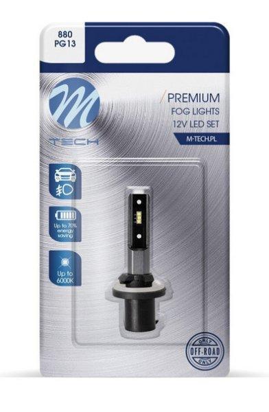 M-Tech, LB508W-01B, H27/1 Led , Fehér, 12V PG13