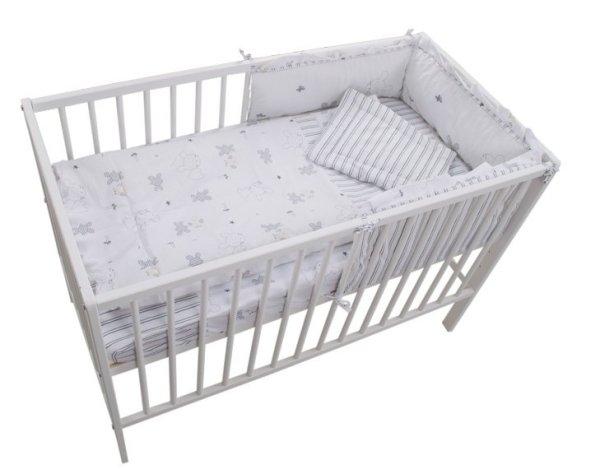 Mama Kiddies Sofie Dreams 4 részes babaágynemű 180°-os rácsvédővel
nyuszis mintával