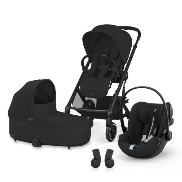CYBEX Gold Balios S Lux 2025 BLK B 3in1 szett babakocsi + babahordozó +
mózeskosár - Almond Beige