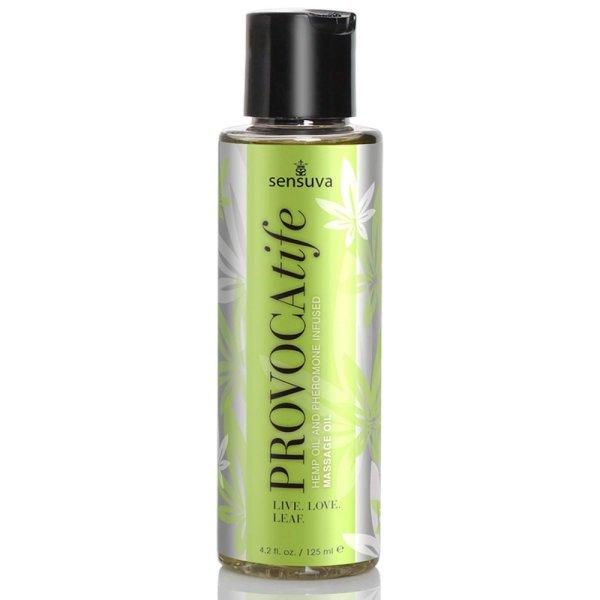 Sensuva Provocatife Hemp - feromonos masszázsolaj (120 ml)