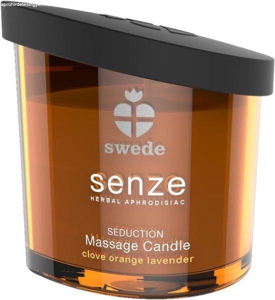 Swede Senze - masszázsgyertya - narancs, levendula (50ml)