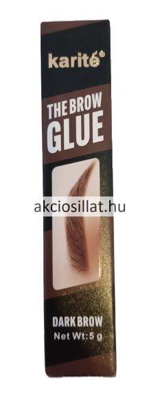 Karité The Brow Glue Dark Brown Szemöldökformázó 5g