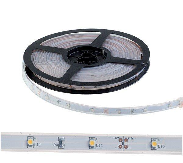 LED SZALAG LED150 3528 12V DC IP65 30PCS/1M HIDEG FEHÉR 99LED467