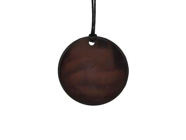 Shungit medál kerek 5cm