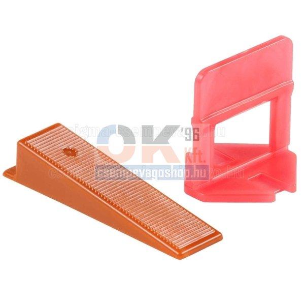 Raimondi ÉKES szintező, 100db ÉK + 500db TALP, 3mm fuga, 3-12mm laphoz
(r180bs03cs13)