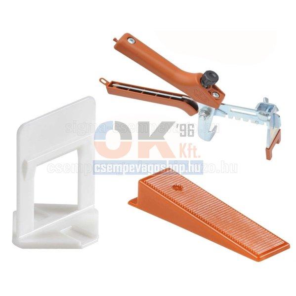 Raimondi ÉKES szintező, 100db ÉK +100db TALP + 1db FOGÓ 1,5mm fuga 12-20mm
(r180ba1220cs10)