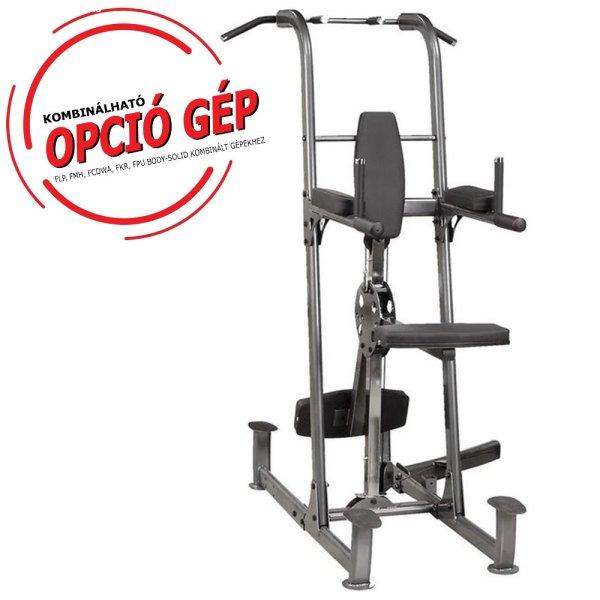 Body-Solid Opció FCDWA Húzódzkodó/Tolódzkodó állvány Súlyrögzítéssel
(Body-Solid Fusion 500 és 600szériás kombinált gépekhez)