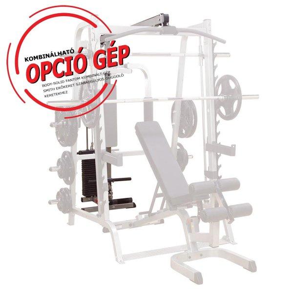 Body-Solid opció GLA348 hátgép (BODY-SOLID FANTOM kombináltgép Smith
erőkeret szabadsúlyos guggóló kerettel)