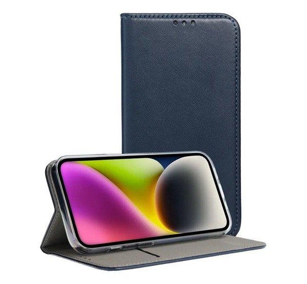 Tok álló, bőr hatású (FLIP, oldalra nyíló, asztali tartó) SÖTÉTKÉK
Xiaomi Redmi Note 14 Pro 5G