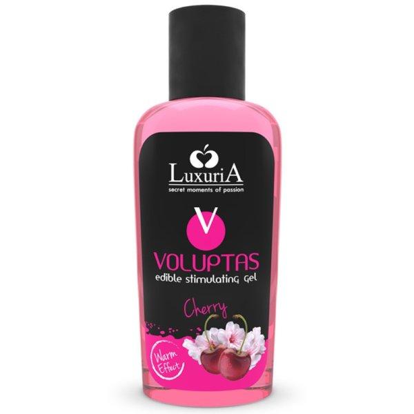 INTIMATELINE LUXURIA – melegítő hatású ehető masszázsgél cseresznye 100
ml