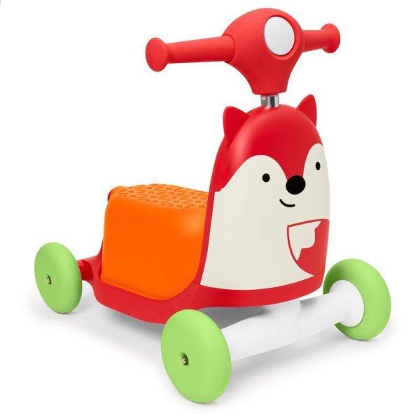 SKIP HOP Zoo ugráló 3 az 1-ben Ride-On Róka 12 hó+ 20 kg-ig