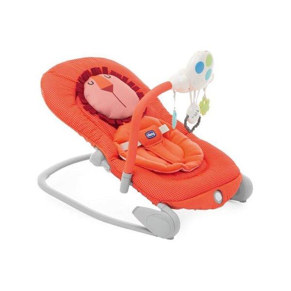 CHICCO Ugráló hinta dallammal Balloon - Oroszlán 0m+, 18 kg-ig