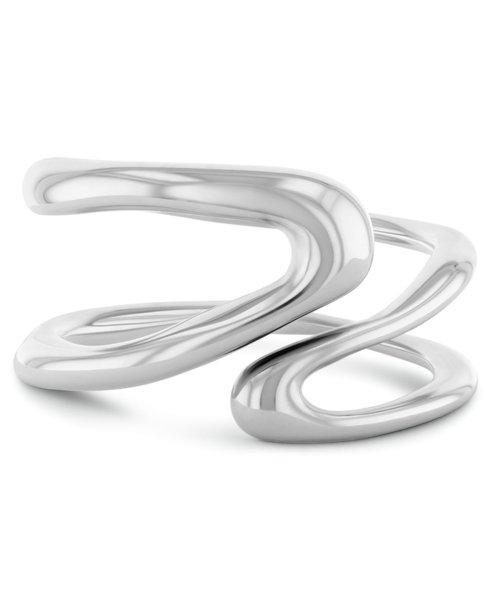 Calvin Klein Divatos acél gyűrű Statement Links 35000751 56 mm