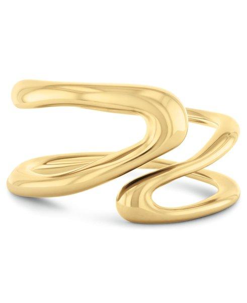 Calvin Klein Aranyozott acél gyűrű Statement Links 35000752 58
mm