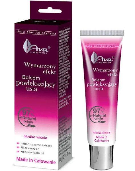 Ava natural ajakfeltöltő és dúsító balzsam booster peptidekkel édes
cseresznyével 10 g