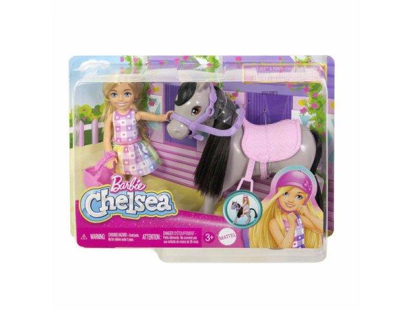 Barbie Chelsea és pónilova készlet