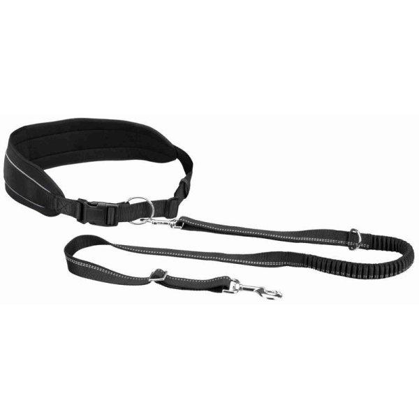 Trixie derékra rögzíthető póráz futáshoz 75-120cm/9 cm, 1,2-1,5m/25mm
szürke