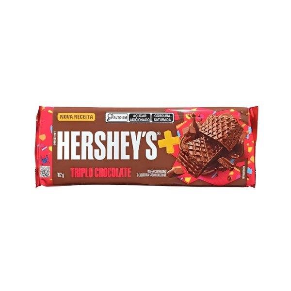 Hersheys Wafer Triple Chocolate tripla csokis ostya 102g