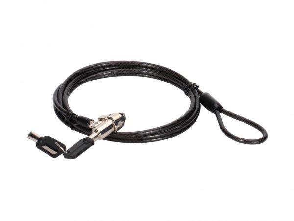 Conceptronic CUSTODIO02BS Keyed Laptop Lock 1,8m Black
